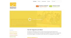 Desktop Screenshot of montessori-regionhannover.de