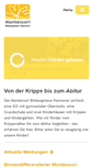 Mobile Screenshot of montessori-regionhannover.de